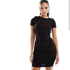 Black body con mini dress
